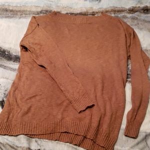 Boat neck sweater